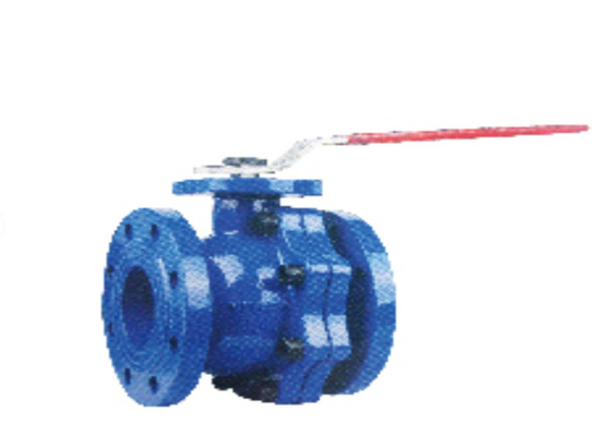 10 Bar Din Standard Floating Ball Valve Cast Iron High Platform Flange