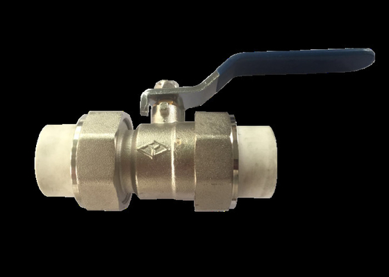 1 "Van bi kép PPR chủ đề nam, Van bi đồng thau nóng chảy