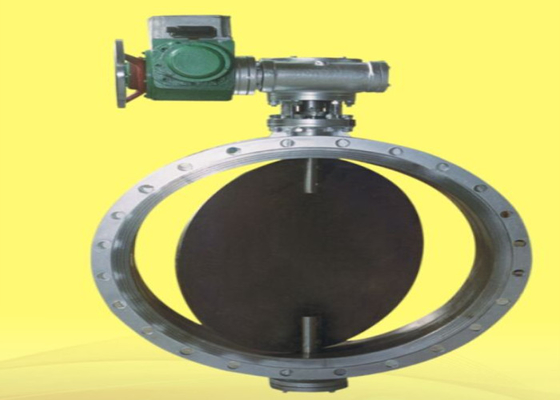 Thông gió mặt bích Van bướm kết thúc bằng thép đúc 0,6 Mpa Graphite linh hoạt