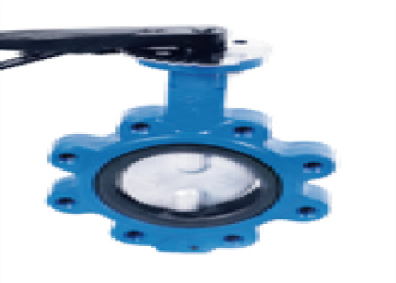 Van bướm chia trục Lug Wafer 1.0 / 1.6 Mpa Gang không pin