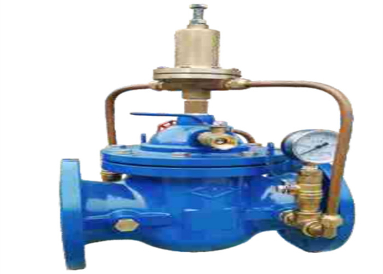 Điều chỉnh áp suất Van bảo vệ nước Chống gỉ Sắt dễ uốn Áp suất 500X