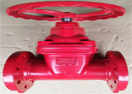 Van cổng chữa cháy chống ăn mòn Con dấu mềm Kết thúc mặt bích 1.6 Mpa